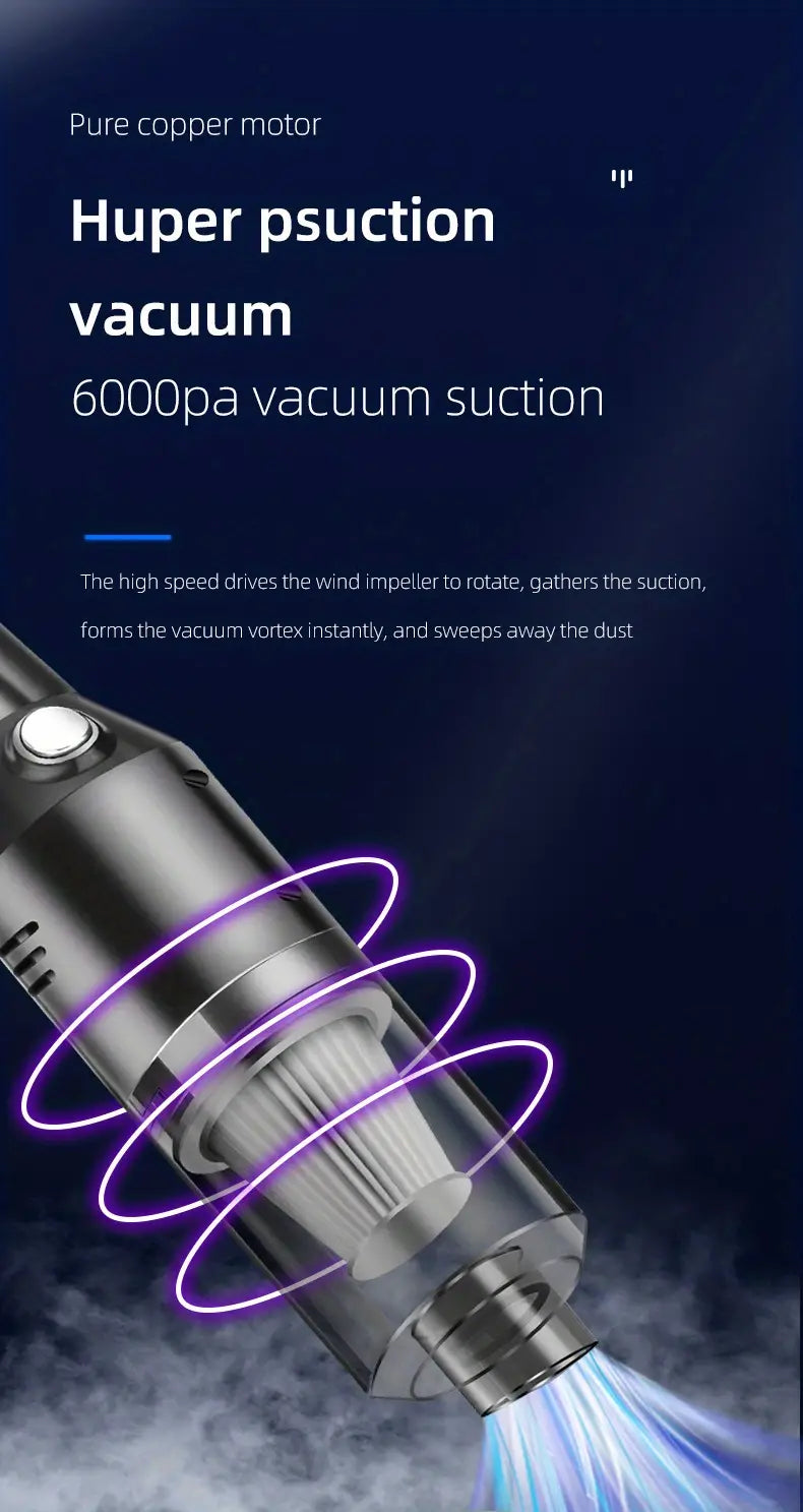 VacPro™ Cordless Car Vacuum