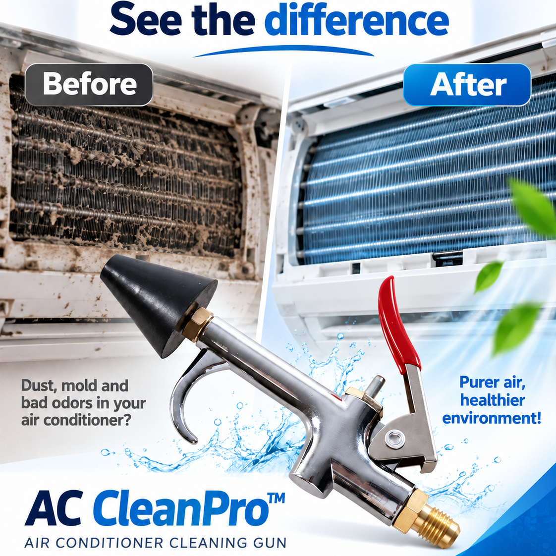 AC CleanPro™ A/C Cleaning Tool Kit