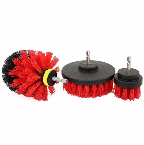 WheelPro™ 3-Piece Wheel Detailing Brush Set